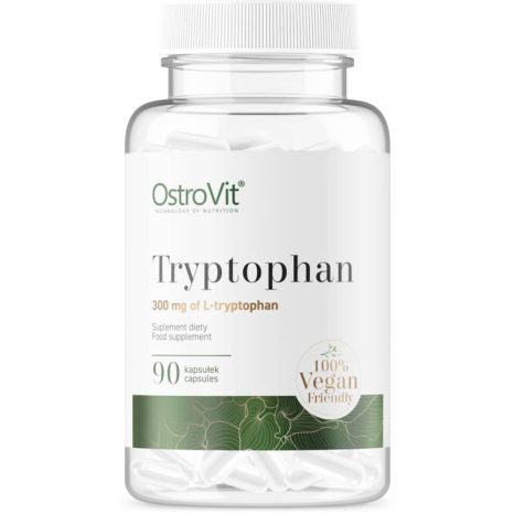 Л-триптофан / Tryptophan 300 mg Vege OstroVit - 90 капсули