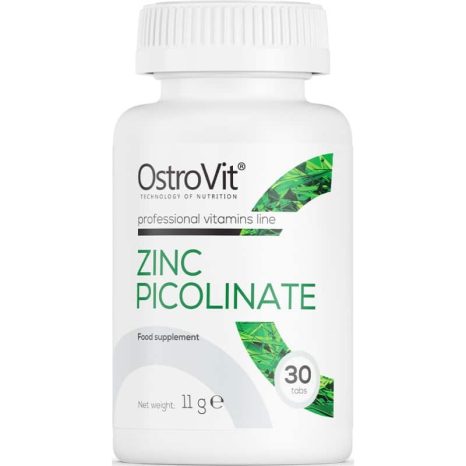 Цинков пиколинат / Zinc Picolinate 15 mg OstroVit - 30 Таблетки