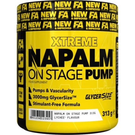 Предтренировъчна формула / NAPALM On Stage Pump Stim-Free Pre-Workout Formula FA Nutrition - 313 грама