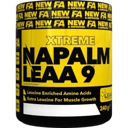 Обогатени есенциални аминокиселини / Xtreme Napalm LEAA 9 Leucine Enriched Essential Amino Acids FA Nutrition - 240 грама