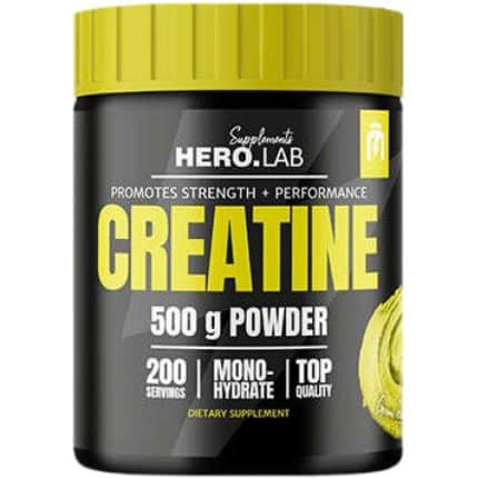Креатин монохидрат на прах / Creatine Monohydrate Powder Hero.Lab - 500 грама
