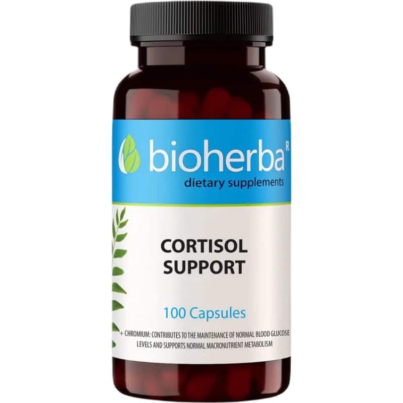 Поддръжка на кортизол / Cortisol Support Bioherba - 100 капсули