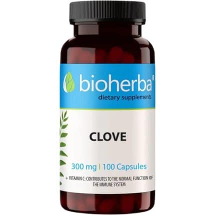 Карамфил / Clove 300 mg Bioherba - 100 капсули