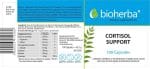 Поддръжка на кортизол / Cortisol Support Bioherba - 100 капсули съдържание 1 - MagHerbs.com