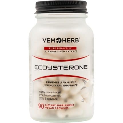 Екдистерон екстракт от левзея / Ecdysterone Leuzea Extract VemoHerb - 90 капсули