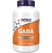 GABA + Витамин B6 / GABA 500 mg + B6 NOW Foods - 200 капсули