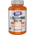 Л-глутамин / L-Glutamine 1000 mg NOW Foods - 120 капсули