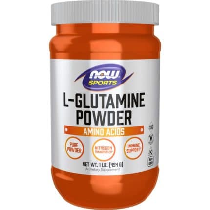 Глутамин на прах / L-Glutamine Powder NOW Foods - 454 грама