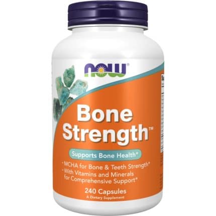 Хранителна добавка за здрави кости / Bone Strength NOW Foods - 240 капсули