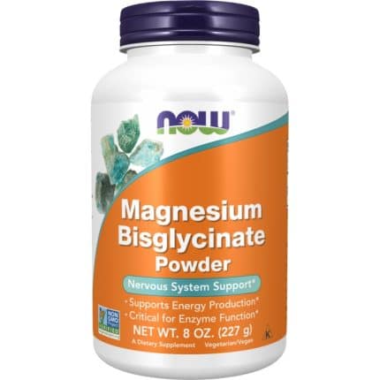 Магнезий бисглицинат / Magnesium Bisglycinate Powder NOW Foods - 227 грама