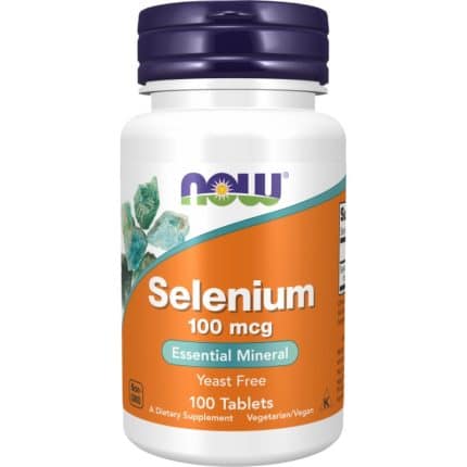 Селен / Selenium 100 mcg NOW Foods - 100 Таблетки