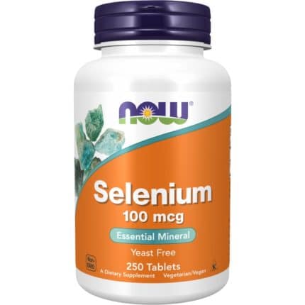 Селен / Selenium 100 mcg NOW Foods - 250 Таблетки
