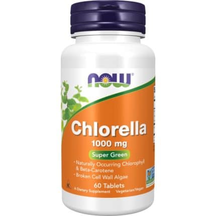 Хлорела / Chlorella 1000 mg NOW Foods - 60 Таблетки