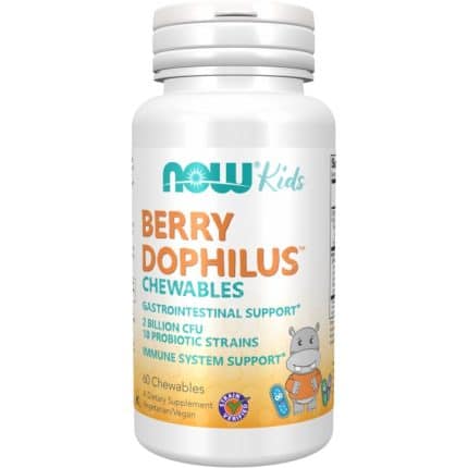 Пробиотик БериДофилус / BerryDophilus NOW Foods - 60 Дъвчащи таблетки