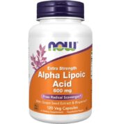 Алфа липоева киселина / Alpha Lipoic Acid 600 mg NOW Foods - 120 капсули