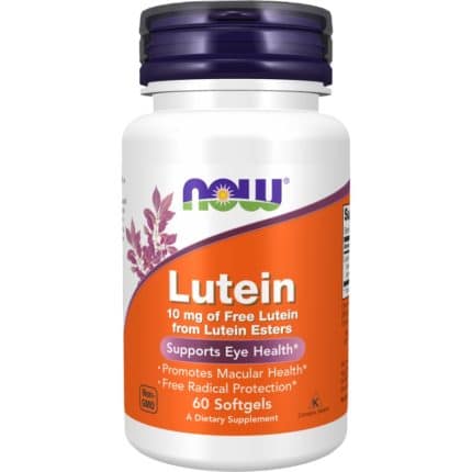 Лутеин / Lutein 10 mg Esters NOW Foods - 60 Гел капсули