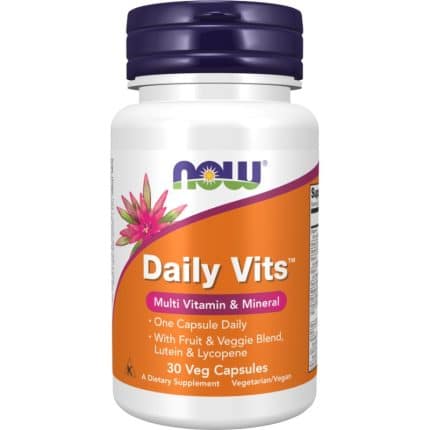 Мултивитамини и минерали / Daily Vits Multi NOW Foods - 30 капсули