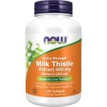 Бял Трън / Milk Thistle Extract 450 mg NOW Foods - 120 Гел капсули