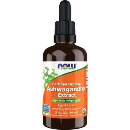 Екстракт от Ашваганда / Ashwagandha Extract Liquid NOW Foods - 59 мл