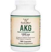 Алфа-кетоглутарова киселина / AKG | Alpha Ketoglutaric Acid 1000 mg Double Wood Supplements - 180 капсули