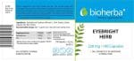 Очанка / Eyebright Herb 220 mg Bioherba - 100 капсули съдържание 1 - MagHerbs.com
