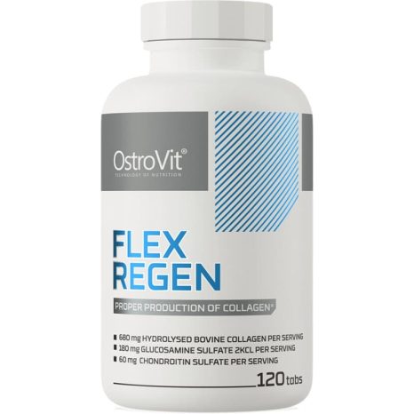 Хранителна добавка за здрави стави и хрущяли / Flex Regen OstroVit - 120 Таблетки