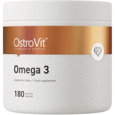 Омега 3 / Omega 3 1000 mg OstroVit - 180 Гел капсули