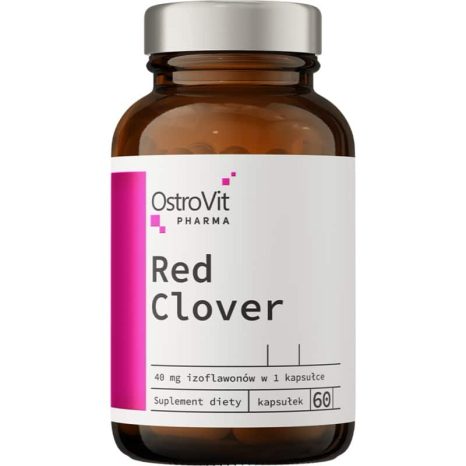 Червена детелина / Red Clover 500 mg with 8% Isoflavones OstroVit - 60 капсули