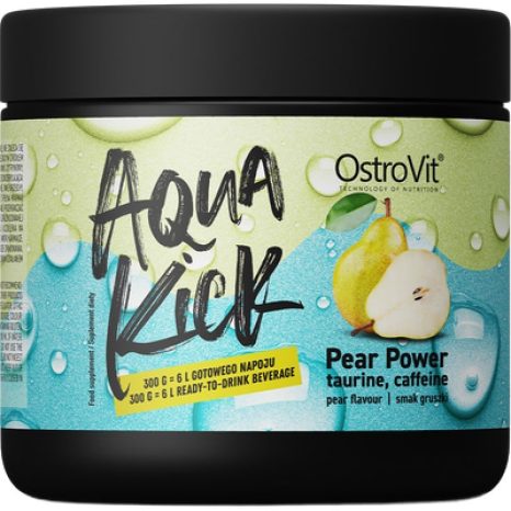 Усъвършенствана хидратация с кофеин и таурин / Aqua Kick Pear Power OstroVit - 300 грама
