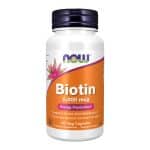 Биотин / Biotin 5000 mcg NOW Foods - 60 капсули