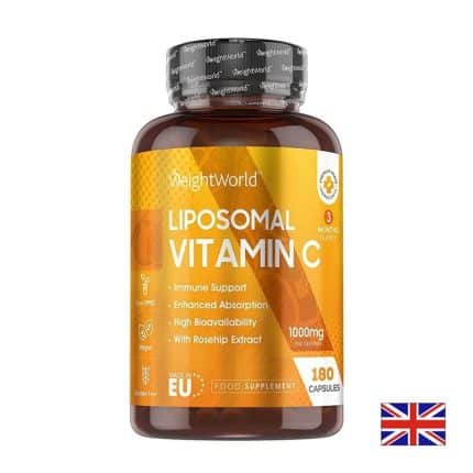 Липозомен Витамин С / Liposomal Vitamin C 1000 mg Weight World - 180 капсули