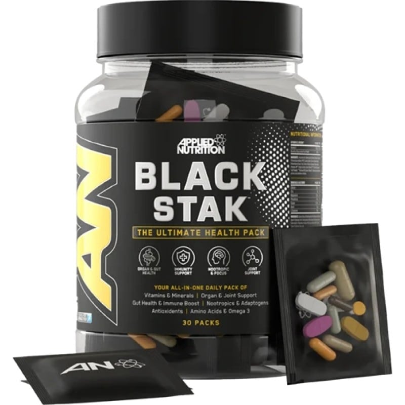Пълен Комплекс Здраве / Black Stak The Ultimate Health Pack Applied Nutrition - 30 Пакета Пълен Комплекс Здраве / Black Stak The Ultimate Health Pack Applied Nutrition - 30 Пакета
