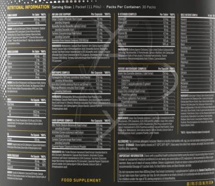 Пълен Комплекс Здраве / Black Stak The Ultimate Health Pack Applied Nutrition - 30 Пакета съдържание 1 - MagHerbs.com