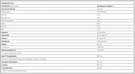 Performance Re-Cuper Recovery AMIX – 0.550 kg съдържание 1 - MagHerbs.com