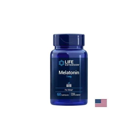 Мелатонин / Melatonin 1 mg Life Extension - 60 капсули