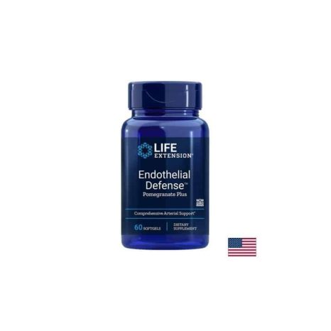 Добавка за здрави кръвоносни съдове / Endothelial Defense™ Pomegranate Plus Life Extension - 60 софтгел капсули