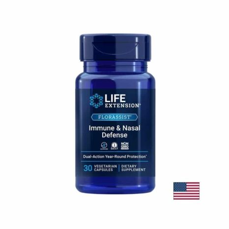 Пробиотик за имунна и назална защита / Florassist® Immune & Nasal Defense Life Extension - 30 вегетариански капсули
