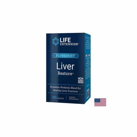 Пробиотик в подкрепа на черния дроб / Florassist® Liver Restore Life Extension - 60 капсули
