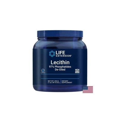 Лецитин / Lecithin 97 Phosphatides De-Oiled Life Extension - 454 g