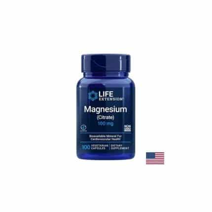 Магнезий (Цитрат) / Magnesium (Citrate) 100 mg Life Extension - 100 капсули