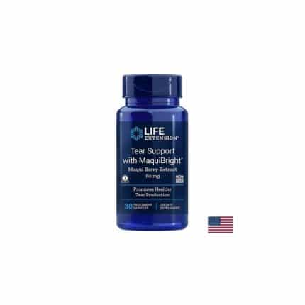 Маки Бери / Tear Support with MaquiBright® 60 mg Life Extension - 30 капсули