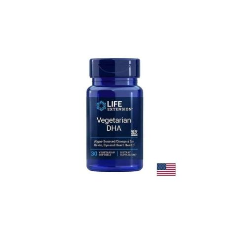 Растителна DHA / Vegetarian DHA 200 mg Life Extension - 30 софтгел капсули