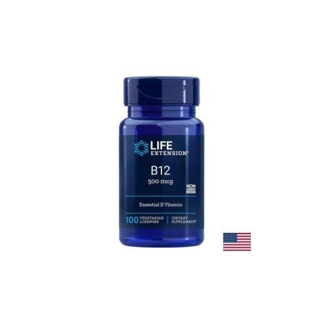 Витамин В12 / Vitamin B12 500 mcg Life Extension - 100 таблетки