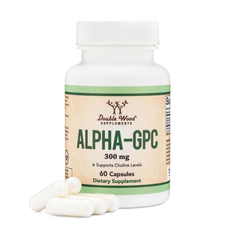 Алфа GPC / Alpha-GPC 600 mg Double Wood Supplements - 60 капсули