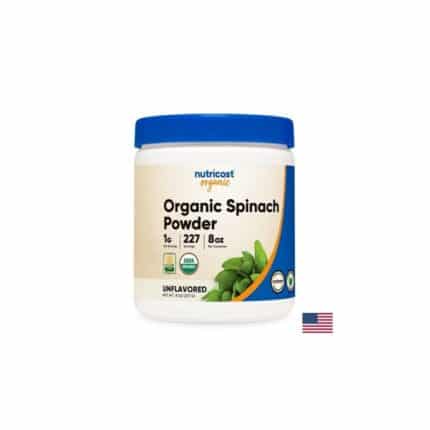 Прах от спанак органик / Organic Spinach Nutricost - 227 g