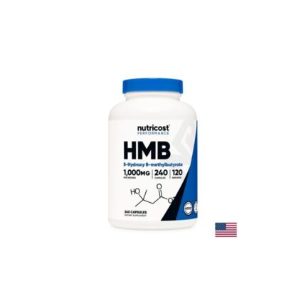 HMB (Бета-хидрокси-бета-метилбутират) 500 mg Nutricost - 240 капсули