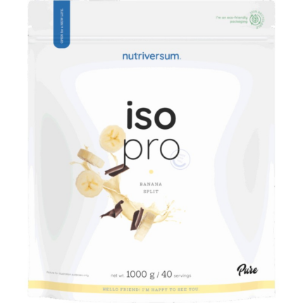 Суроватъчен протеин изолат / Iso Pro Pure Whey Isolate with N-Zyme System Nutriversum - 1000 грама