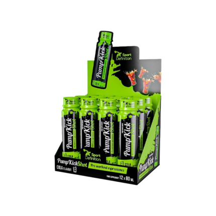 Предтренировъчен енергиен шот / Pump Kick Shot Sport Definition - 12 x 80 мл