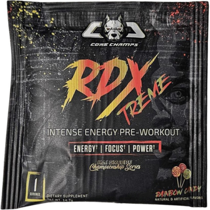 Предтренировъчна добавка / RDX Extreme Intense Energy Pre-Workout Core Champs by Kai Greene - 14.7 грама
