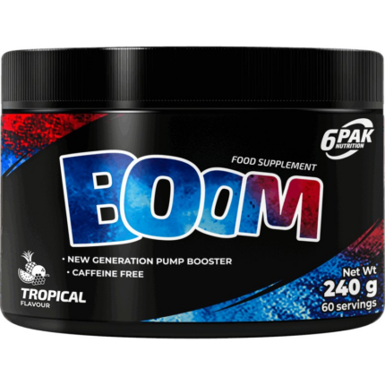 Предтренировъчна добавка / Boom Pre-Workout 6PAK Nutrition - 240 грама
